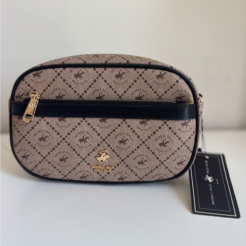 Beverly Hills Polo Club Monogram Crossbody Bag